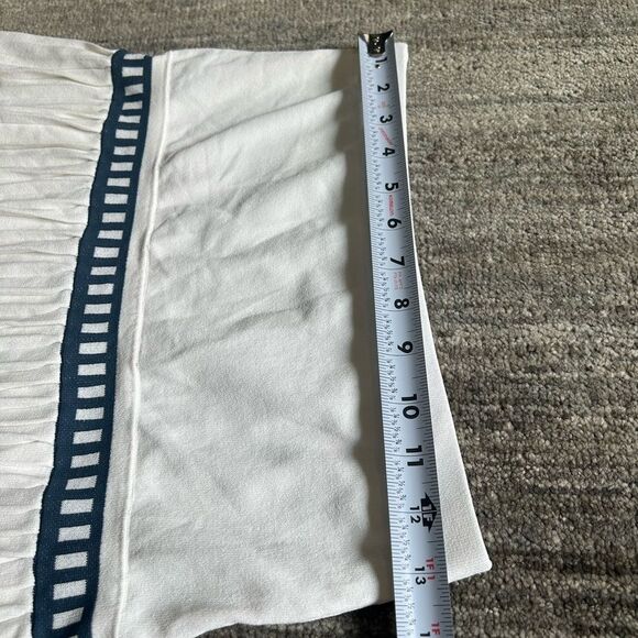 White Pleated Jersey L’Etoile Skirt, size small - Picture 6 of 7